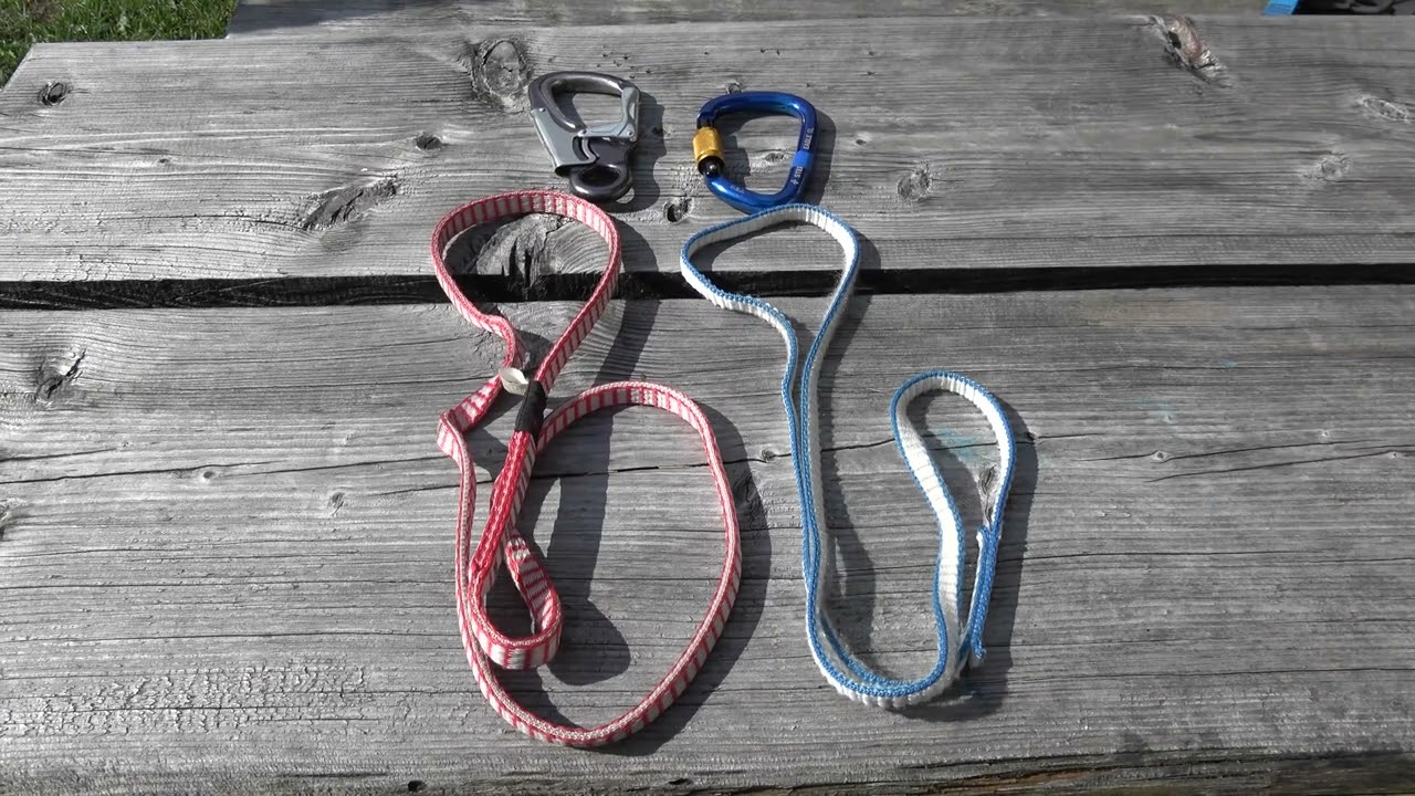 Uporaba počivalne zanke v športnih feratah (use of a rest loop in sports via ferratas)