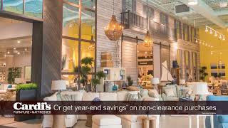 Cardi's Furniture & Mattress - Year End Savings - Up to 70% Off