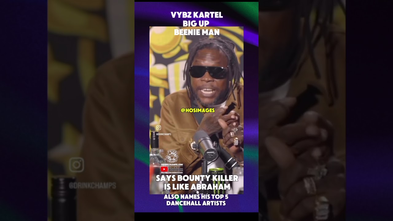 Vybz Kartel big up Beenie Man also says Bounty Killer is like Abraham. He names his top 5 Dancehall