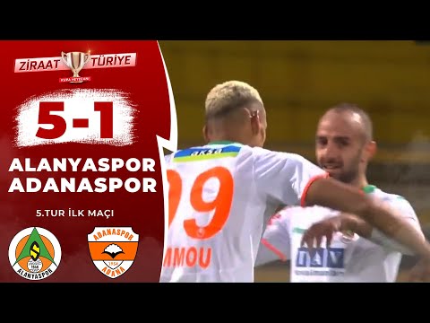 Alanyaspor 5 - 1 Adanaspor MAÇ ÖZETİ (Ziraat Türkiye Kupası 5 .Tur İlk Maçı) 03.12.2019