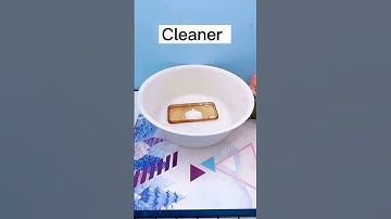 How to clean a yellowed transparent phone case?   - #shorts