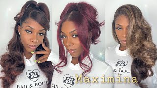 How I Styled My Synthetic Wigs￼ | Outre 13x6 HD Transparent Lace Frontal Wig - Maximina | HairSoFly