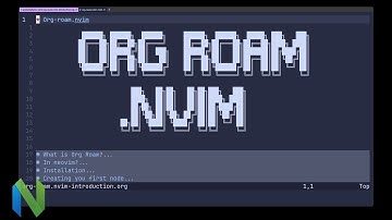 Intro to org roam in neovim in 21 minutes
