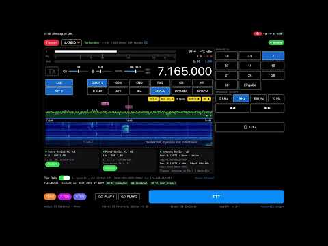 EasySDR v1.49 – iPad remote control for IC-7610, IC-9700 and FLEX-6600M