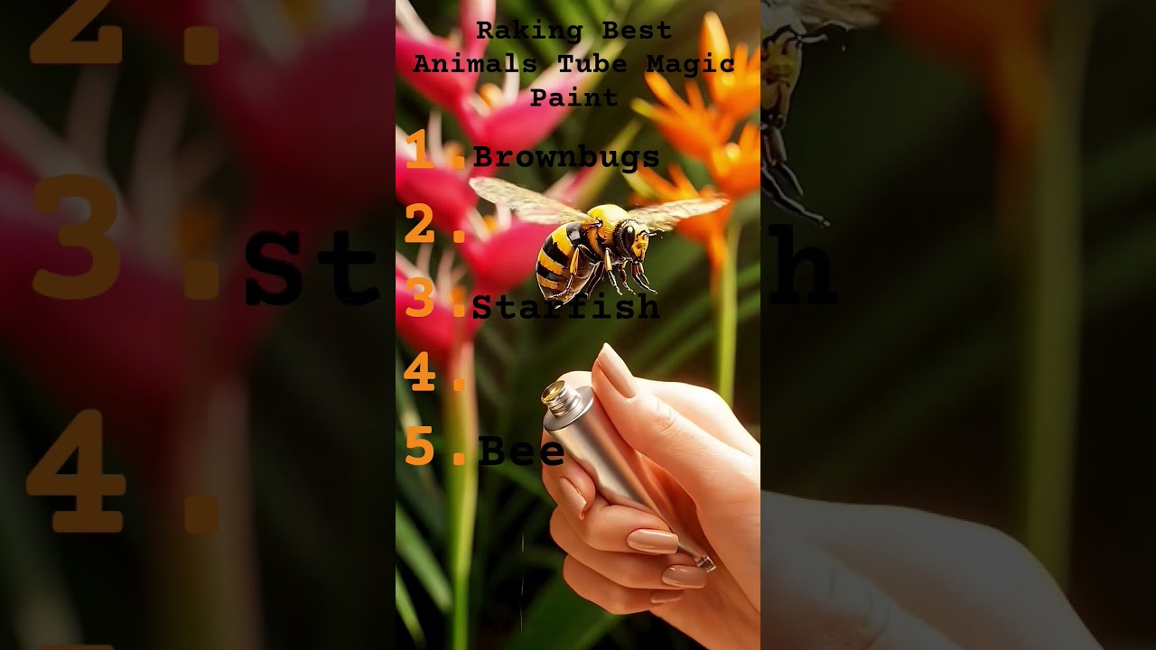 Raking Best Animals Tube Magic Paint