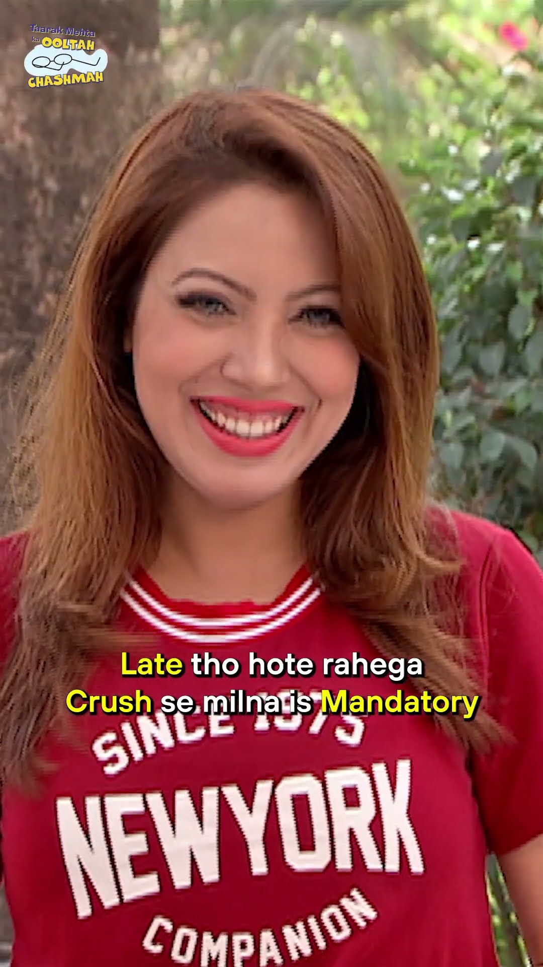 Late tho hote rahega Crush se milna is Mandatory! #tmkoc #funny #comedy #relatable #shorts