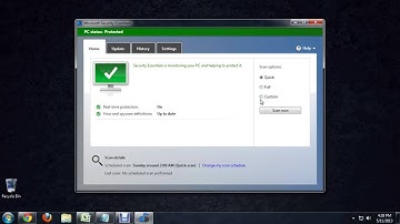 How to Start a Microsoft Security Essentials Scan When My Computer Is in Use : Tech Niche