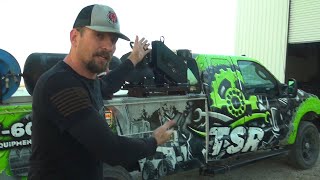 Whats inside a diesel mechanics service truck?