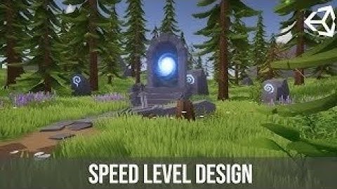 Unity Speed Level Design | Low Poly Forest | Unity Environment Design| HDRP  #unityengine