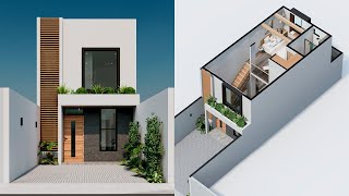 ¿Vivirías en una Casa tipo Loft como esta? / Diseño y plano de casa Loft 🏡