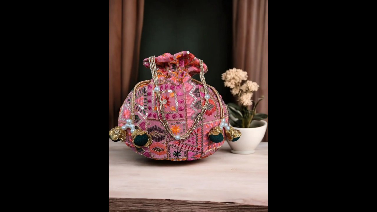 beautiful potli made at home 