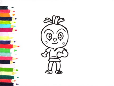 アンパンマンイラスト 描けたらうれしい しろかぶくんの絵の描き方 How To Draw Anpanman Youtube