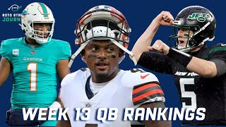 Fantasy Football Week 13 QB Rankings: Deshaun Watson, Mike White, Tua Tagovailoa & MORE