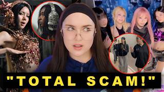 BLACKPINK Lisa Team Copied? aespa Send Off Drama, Le Sserafim Comparisons..