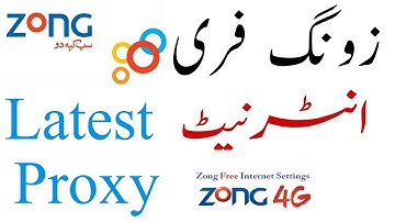 Zong free Internet latest Proxy 2018 || 100% Working Method