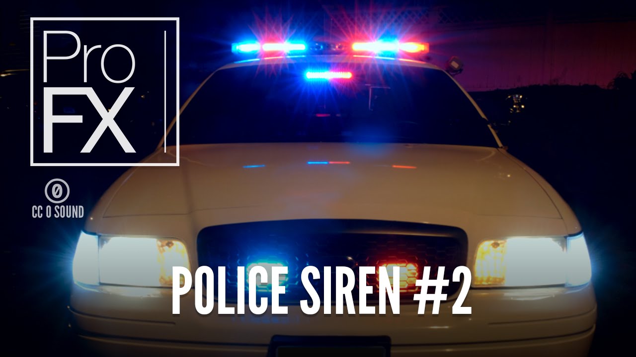 Police siren sound effect (2) | ProFX (Sound, Sound Effects, Free Sound  Effects) - YouTube