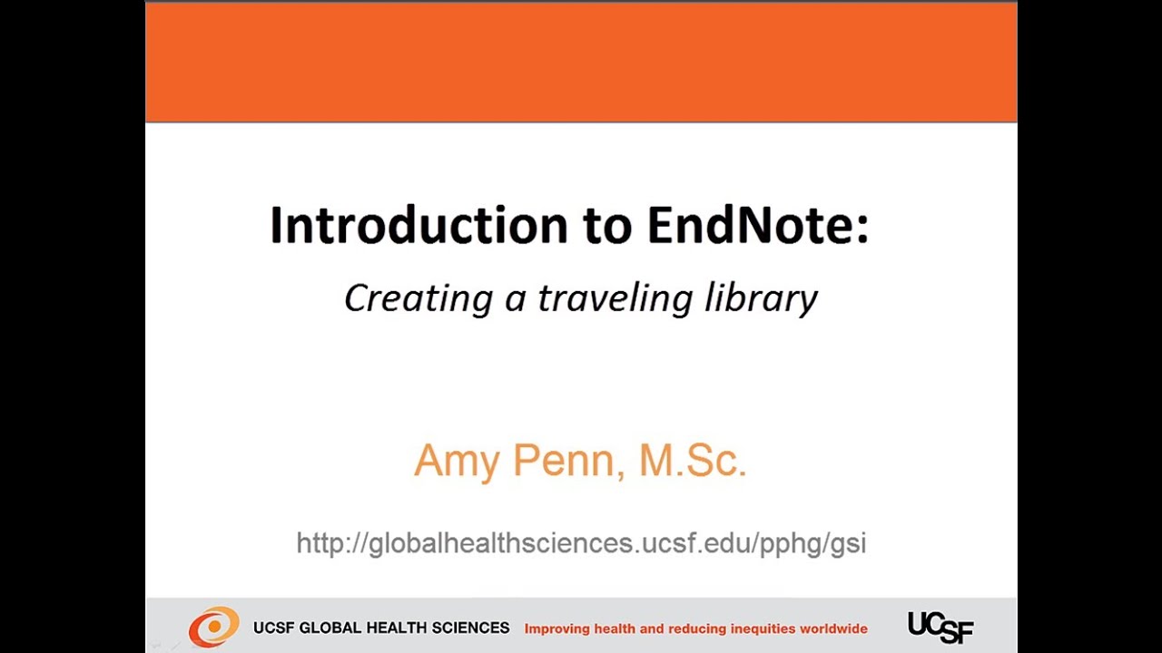 endnote 20 travelling library