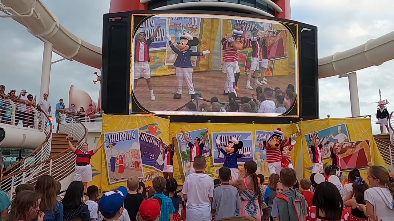 Disney Cruise Line Sailing Away Party YouTube