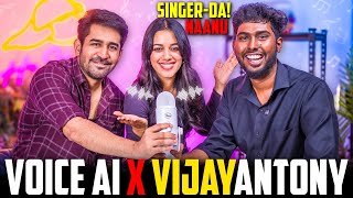 Vijay Antony Vs Voice Ai - இனி Singer-டா நானு😅 - Mirnalini Ravi | Mirnalini Becomes Singer Using AI