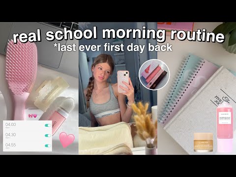 Y11 BACK TO SCHOOL MORNING ROUTINE *last ever first day back 🩷