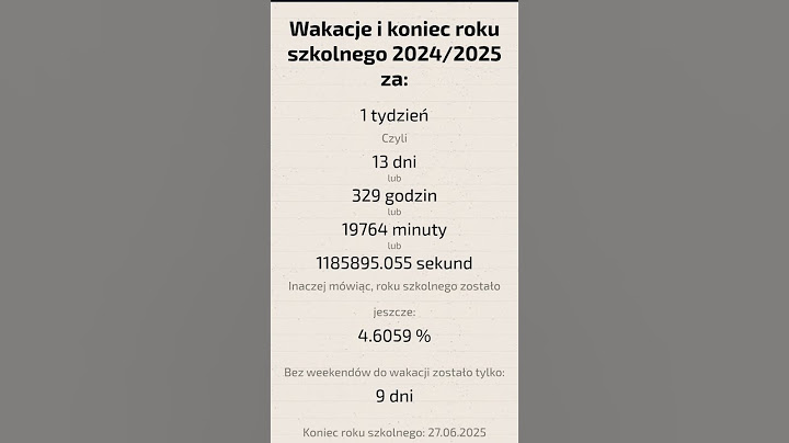 Nie lułcic się w kokentażach że został jeden tydzień jak jest 13 dni. Nie ma to sensu.