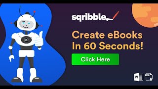 Full Sqribble - Full Software Demo & Review || Sqribble 2022 || Worlds #1 eBook Creator Guide