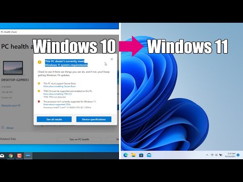 How to Upgrade to Windows 11 on old PC ( unsupported hardware )