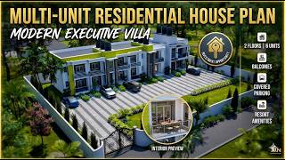 Multi-Unit Residential House Plan