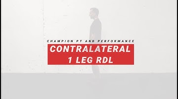 Contralateral 1-Leg RDL