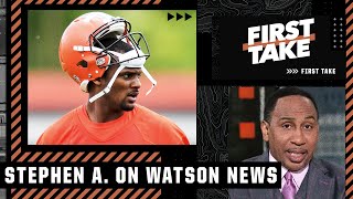 Stephen A. on Deshaun Watson facing a 24th active civil suit | First Take screenshot 4