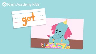The Word Get Sight Words Learn To Read With Khan Academy Kids