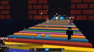 So I Trapped 100 Kids in a RAINBOW PARKOUR MAP...