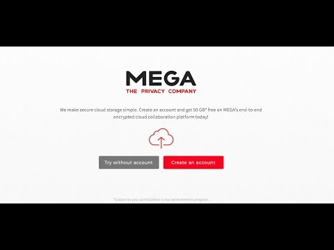 How to use Mega Cloud Storage Space