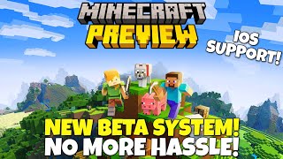 Mojang Just Announced A NEW BETA SYSTEM! Minecraft Preview, Bedrock Edition #short screenshot 5