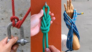 14 Best Rope Techniuqes You Must Knot/ Tips And Tricks Of Rope Knot For Camping. #Knos #Shorts