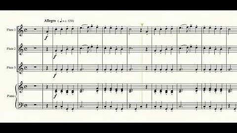 I am a fine musician - play along with a virtual ensemble - flute 1