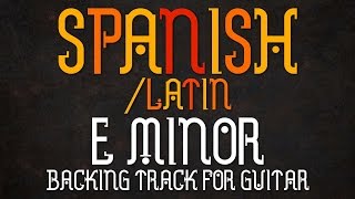 E Harmonic Minor Spanish/Latin Backing Track chords