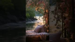 🌿Lakeside Soundscapes: Relaxing Day Bed with Soothing 8D Solfeggio #shorts   #natureaudio #soothing