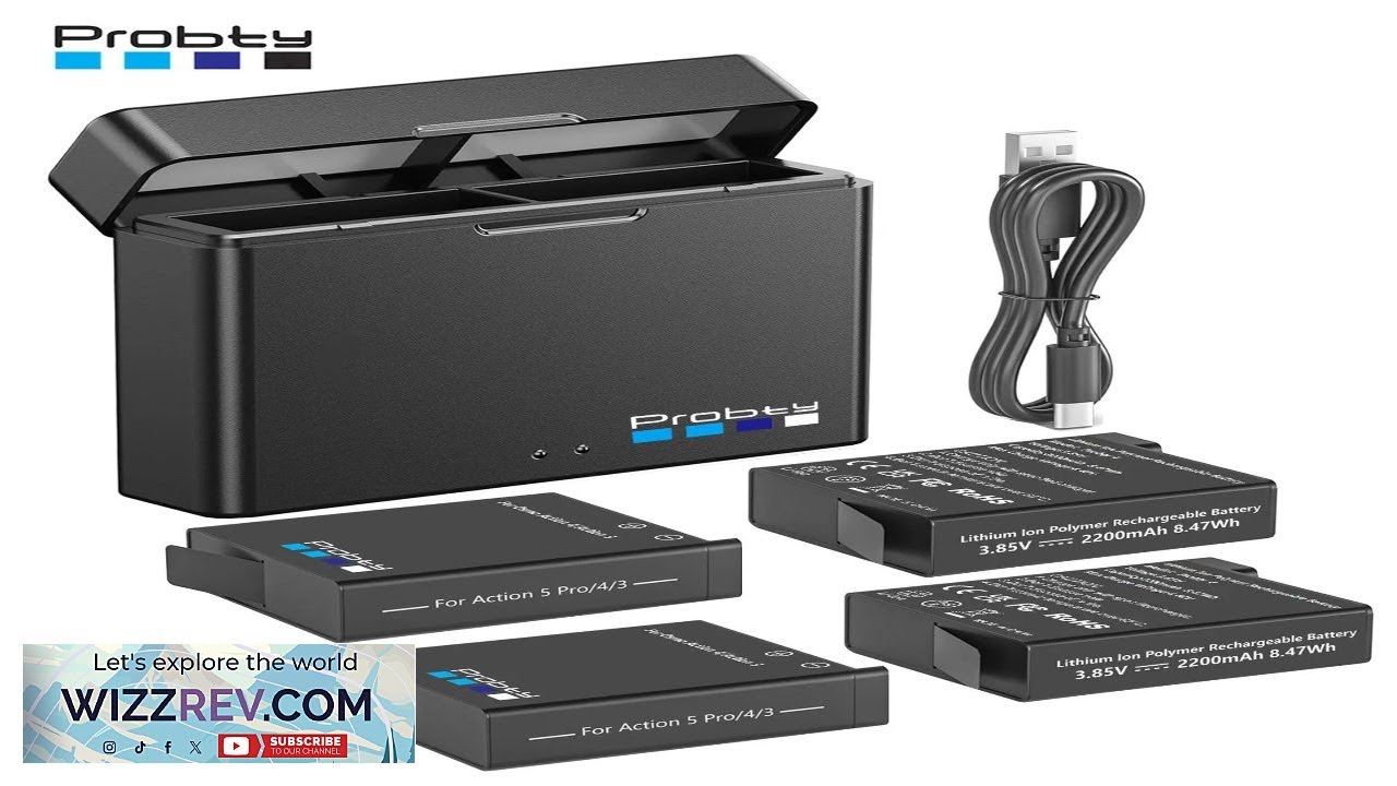 Аккумулятор для камеры DJI Osmo Action 6 Action 5 Pro 4 2200 мАч