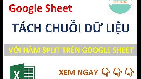 TÁCH CHUỖI DỮ LIỆU TRONG EXCEL