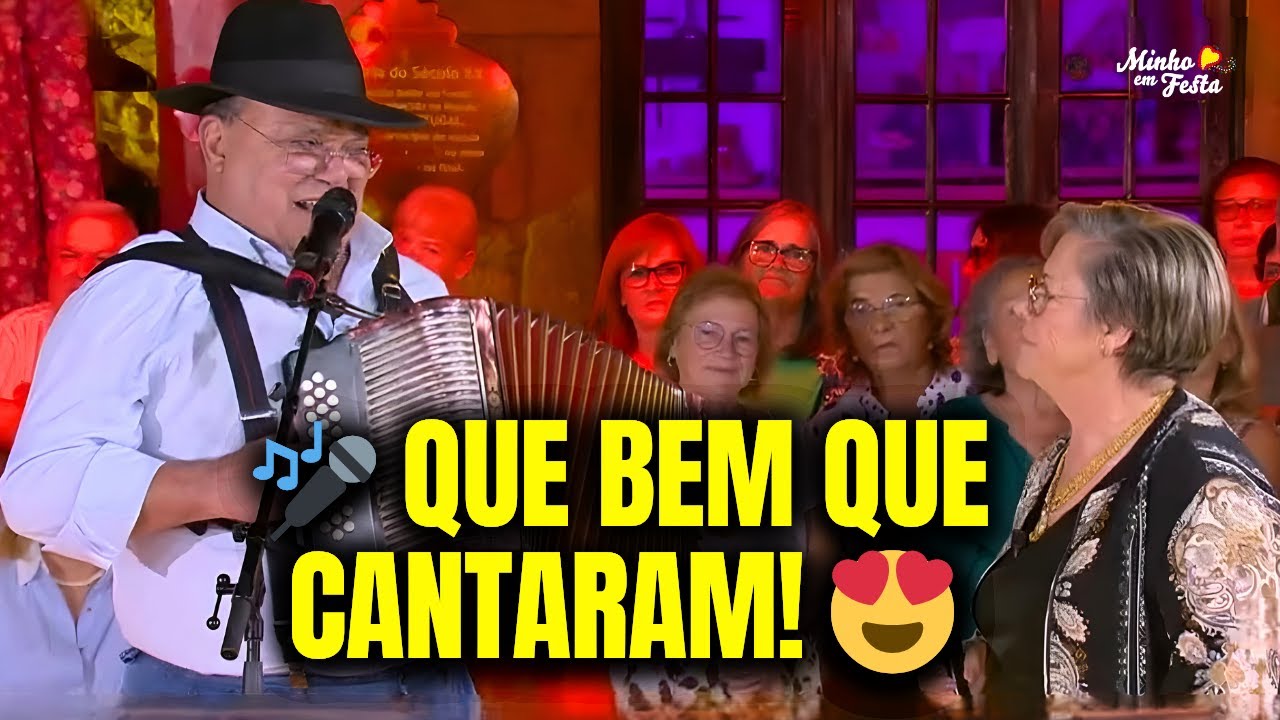 QUE BEM QUE CANTARAM! 😍 Esta Senhora e Este Senhor DERAM SHOW À DESGARRADA! 🎤 Maravilhoso!