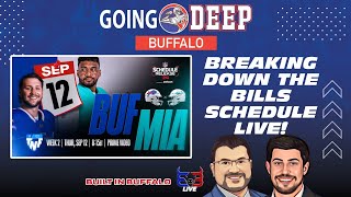 LIVE Buffalo Bills Schedule Release | Going Deep Buffalo