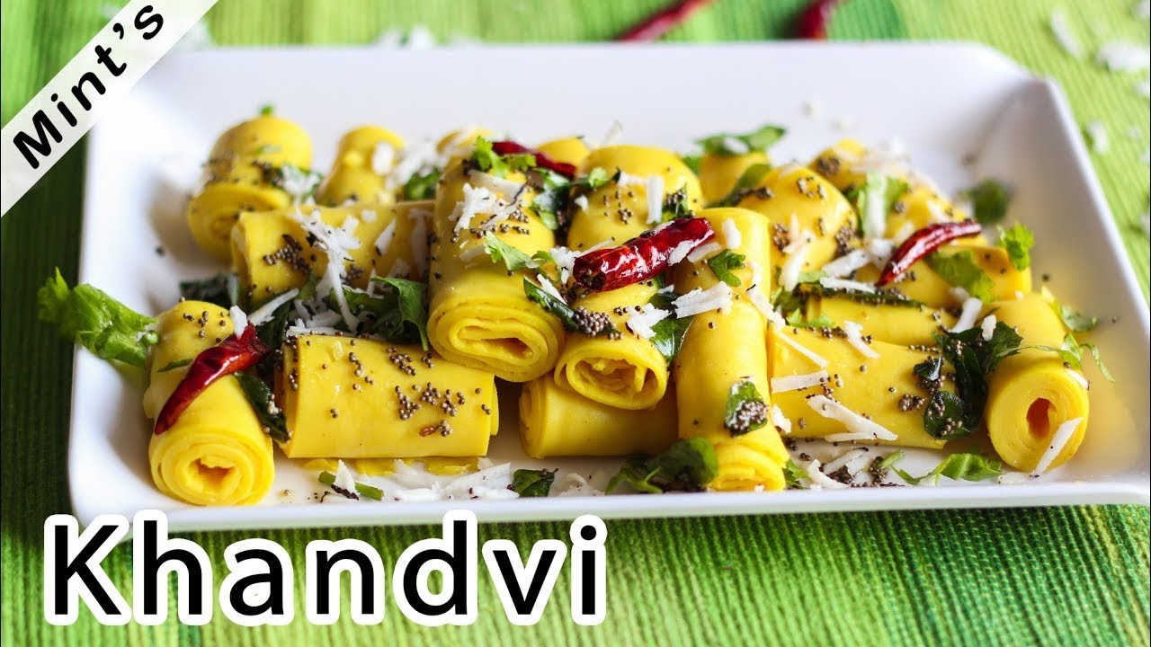 Khandvi Recipe | Gujrati Vegetarian Recipes | MintsRecipes