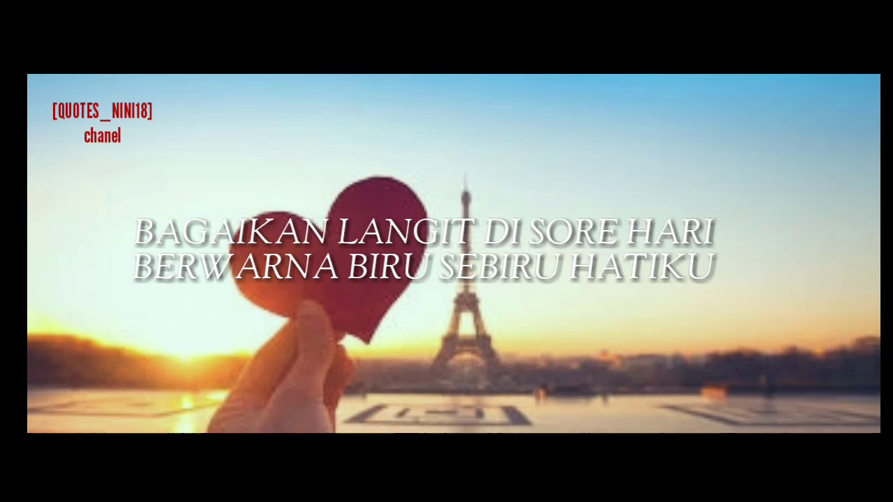 BAGAIKAN LANGIT DI SORE HARI [LIRIK] YouTube