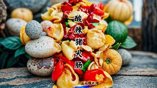 雪梨妹煮的酸辣猪大肠太好吃了#农村生活 #农村美食 #上热门 #新农人计划2024 #我的乡村生活