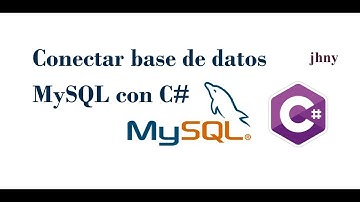 Conectar MySQL y C# Visula Studio V1