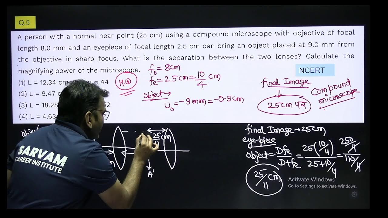 Optical Instrument by AG Sir (Target NEET 2025)