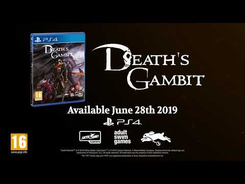 Anuncio Death's Gambit formato físico PS4