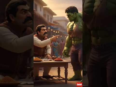GARIB HULK KO LOG PRENSAN KR RHE HE 😢#ai #hulk #hulkvideo #viral #tradingshorts