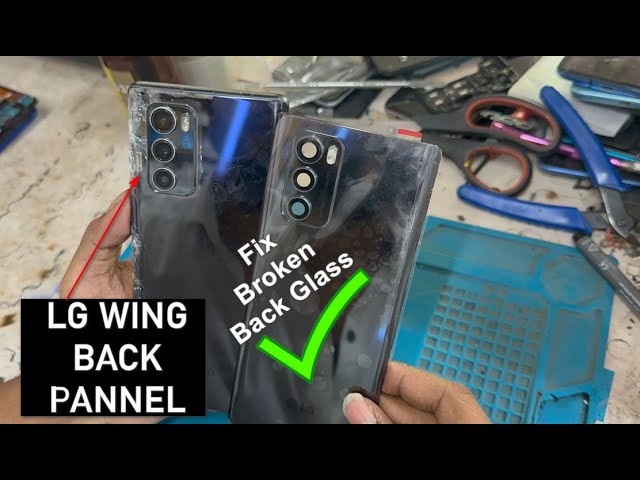 How To LG WING 5G Back Glass Broken Repair || LG WING 5G Broken